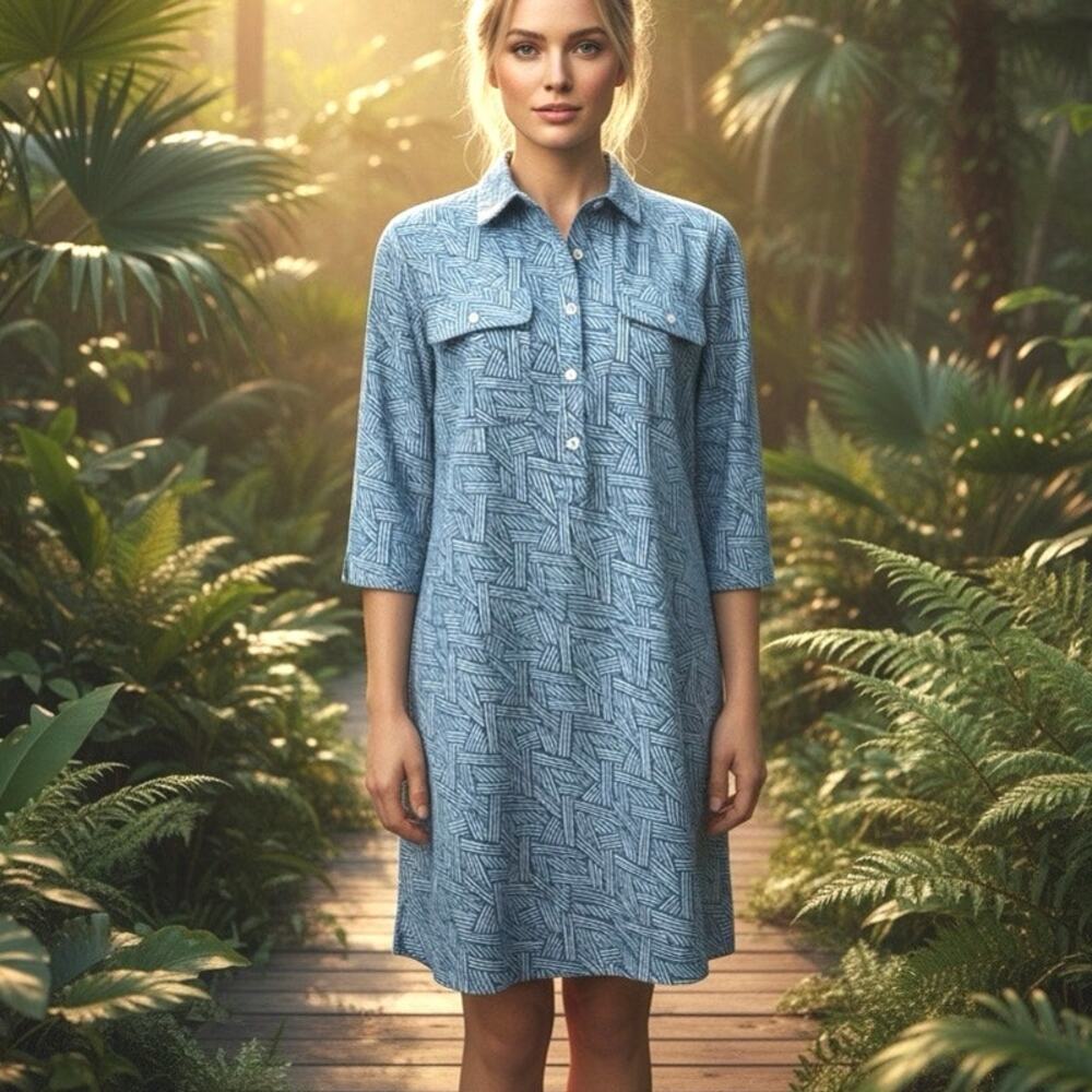 Southern Tide performance shirt dress size Large NWOT